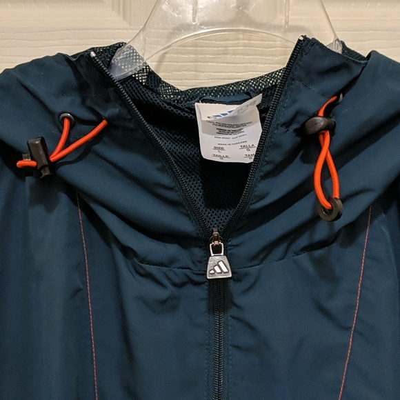 NWT ADIDAS CLIMATE HOODED JACKET - Picture 3 of 8